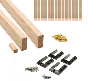6 ft. Southern Yellow Pine Rail Kit with B2E Balusters