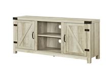 Load image into Gallery viewer, 58&quot; Neelon 2-Door TV Stand for TVs up to 65&quot;, White Oak