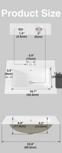 Load image into Gallery viewer, 24" Bathroom Sink