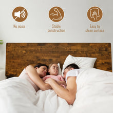 Load image into Gallery viewer, KING Serenity Solid Wood Bed Frame with Headboard, Scandinavian Signature High Headboard Wood Bed