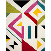 Load image into Gallery viewer, 4' x 6' Severs Performance Geometric Rug