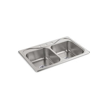 Load image into Gallery viewer, Southhaven 33&#39;&#39; L Drop-In Double Bowl Stainless Steel Kitchen Sink