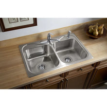 Load image into Gallery viewer, Southhaven 33&#39;&#39; L Drop-In Double Bowl Stainless Steel Kitchen Sink
