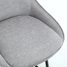 Load image into Gallery viewer, Corrigan Studio Swivel 25.6&#39;&#39; Linen Counter Stool (Set of 3), GREY