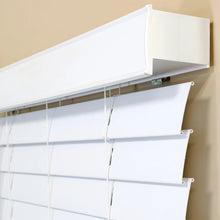 Load image into Gallery viewer, 30"W x 36"L Symple Stuff Room Darkening 2-inch Flat Slat Faux Wood Horizontal/Venetian Blinds