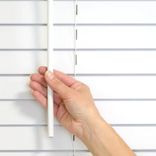 Load image into Gallery viewer, 30"W x 36"L Symple Stuff Room Darkening 2-inch Flat Slat Faux Wood Horizontal/Venetian Blinds