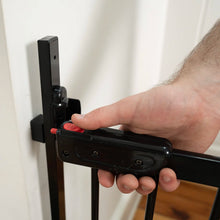 Load image into Gallery viewer, The Stairway+ 46W Series Pet and Baby Gate, Openings 31&quot;-46&quot; Wide, 32.5&quot; Tall - Black