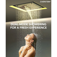 Load image into Gallery viewer, Thermostatic Digital Shower System Set 16&quot; LED Shower Head with Slide Bar Handheld Spray SFS-1027-BK16