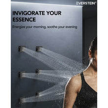 Load image into Gallery viewer, Thermostatic Digital Shower System Set 16&quot; LED Shower Head with Slide Bar Handheld Spray SFS-1027-BK16