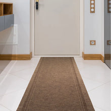 Load image into Gallery viewer, Runner 3’ x 26’ Tracker Utility Light Weight Indoor / Outdoor Slip Resistant Beige Rug