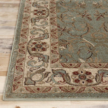Load image into Gallery viewer, 12&#39; x 15&#39; Traditional Oriental Floral Scroll Classic Vines Indoor Area Rug in Green