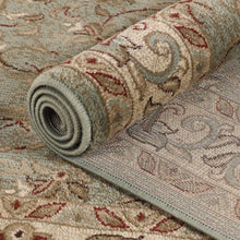 Load image into Gallery viewer, 12&#39; x 15&#39; Traditional Oriental Floral Scroll Classic Vines Indoor Area Rug in Green