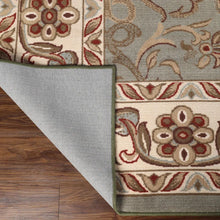 Load image into Gallery viewer, 12&#39; x 15&#39; Traditional Oriental Floral Scroll Classic Vines Indoor Area Rug in Green