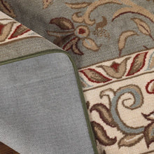 Load image into Gallery viewer, 12&#39; x 15&#39; Traditional Oriental Floral Scroll Classic Vines Indoor Area Rug in Green