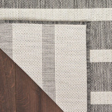 Load image into Gallery viewer, 8&#39; x 10&#39;Trondheim Striped Indoor / Outdoor Rug