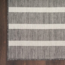 Load image into Gallery viewer, 8&#39; x 10&#39;Trondheim Striped Indoor / Outdoor Rug