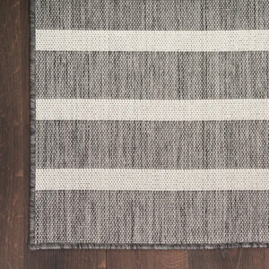 8' x 10'Trondheim Striped Indoor / Outdoor Rug