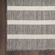 Load image into Gallery viewer, 8&#39; x 10&#39;Trondheim Striped Indoor / Outdoor Rug