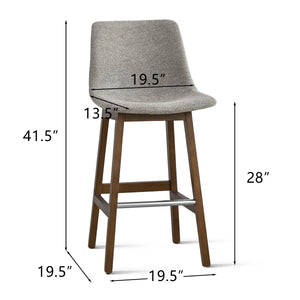 Upholstered 28" Bar Stools (Set of 2)