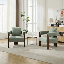Load image into Gallery viewer, Upholstered 3-Legs Accent Chairs (Set of 2)