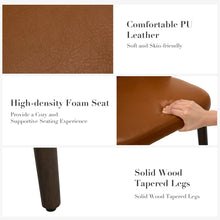 Load image into Gallery viewer, Upholstered Solid Wood Small Dining Chair (Set of 2)