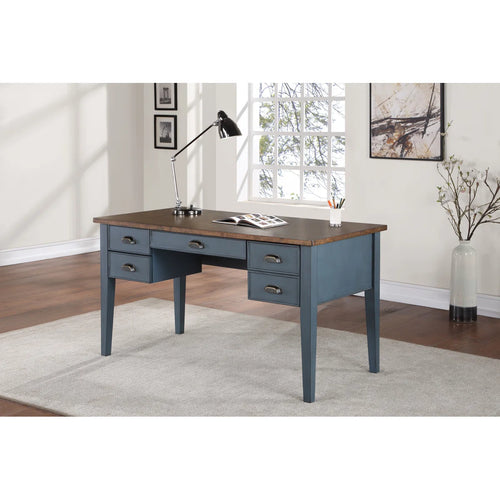 Solid Wood Vivienne Desk with Built in Outlets