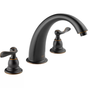 Windemere Double Handle Deck Mounted Roman Tub Faucet Trim
