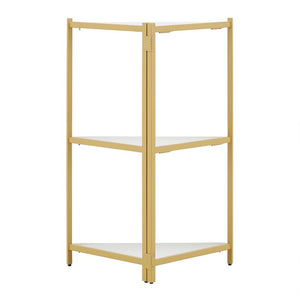 Winnie Two-Tone Corner Bookcase by iNSPIRE Q Modern