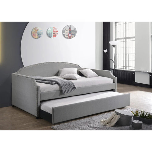 Jordane Twin Upholstered Daybed with Trundle