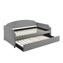 Load image into Gallery viewer, Jordane Twin Upholstered Daybed with Trundle