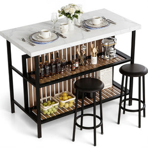 Zurek 47.2'' Wide Kitchen Island Set, Sofa Table