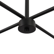 Load image into Gallery viewer, Rafesa 4-Light Black and Brass Chandelier