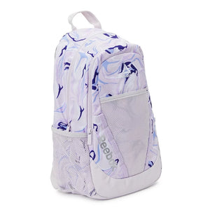 Reebok Eloise 17.5" Laptop Backpack, Lavender Fog Swirl