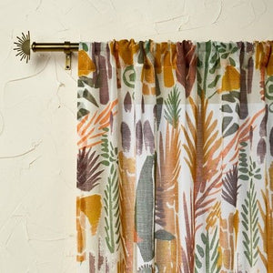 95"L Sheer Burnout Window Curtain Panels (Set of 2) - Opalhouse