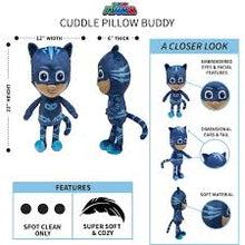 Load image into Gallery viewer, PJ Masks Kids Catboy Bedding Plush Cuddle and Decorative Pillow Buddy, Blue, Hasbro