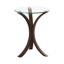 Load image into Gallery viewer, Edgar Cappuccino Round Accent Table