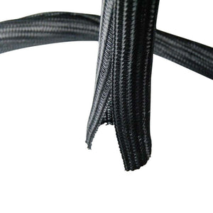 Self Closing Cable Sock Black 1" (25.4mm) x 50ft(15.24m)