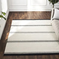 Alice Ivory & Black  7'10" x 10'2" Area Rug