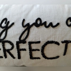 LACOURTE Darling You're Perfect Decorative Pillow, 14" x 24"
