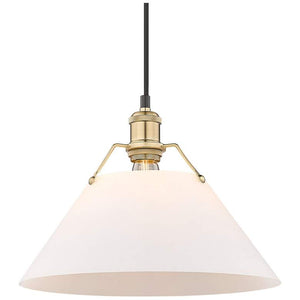 Large Weatherford 1-Light Pendant - 60" Hanging length