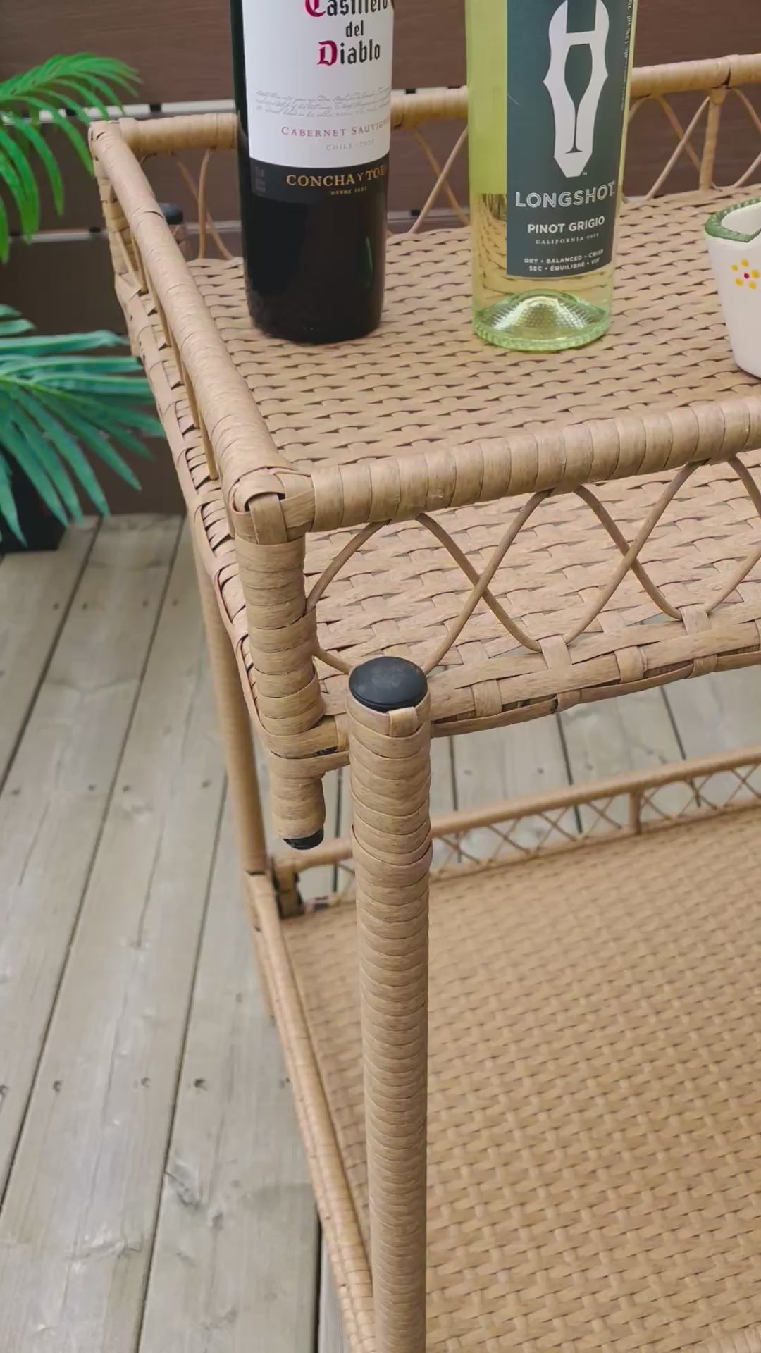 Threshold™ Outdoor/Indoor Bar Cart Server - Natural