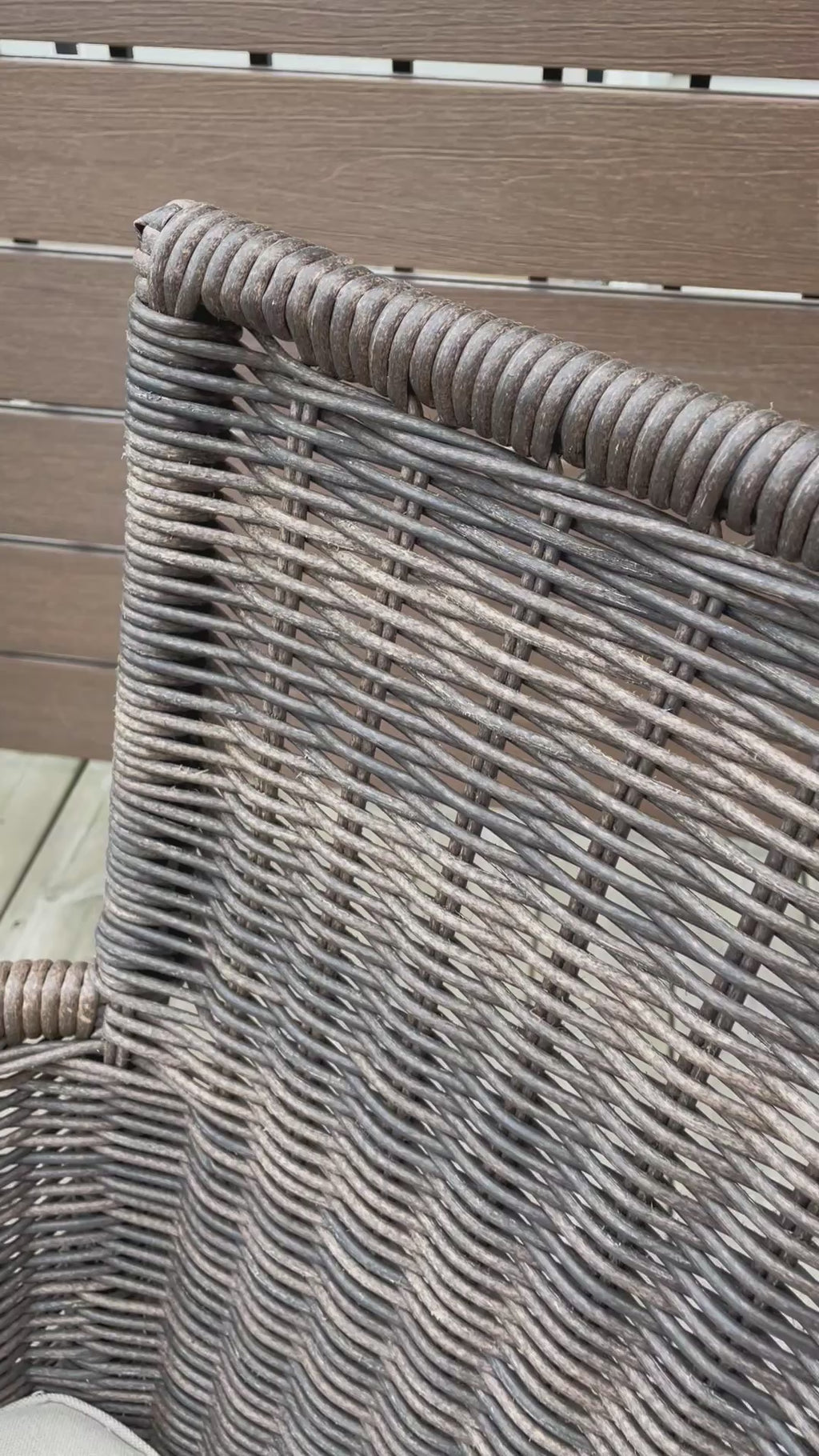 Threshold™ Monroe 2 Piece Patio Stack Dining Chairs Tan All-Weather Wicker No Assembly Required