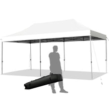 Load image into Gallery viewer, Costway 10&#39;x20&#39; Pop up Canopy Tent Folding Heavy Duty Sun Shelter Adjustable W/Bag