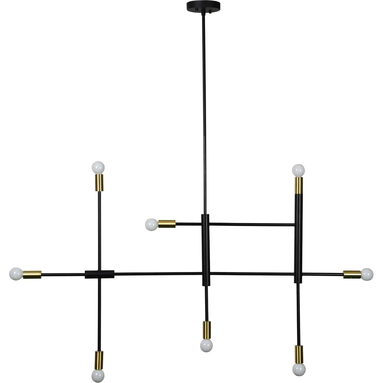 Reegler 8-Light 54.5 inch Black Pendant