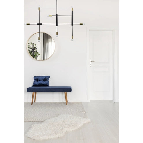 Reegler 8-Light 54.5 inch Black Pendant