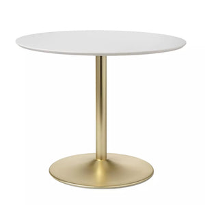 36" Hillboro Round Dining Table Metal Base - Buylateral