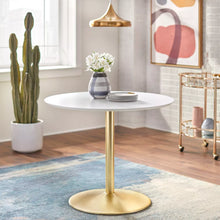 Load image into Gallery viewer, 36&quot; Hillboro Round Dining Table Metal Base - Buylateral