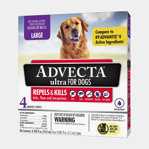 Advecta III Flea Drops for Large Dog - 4ct