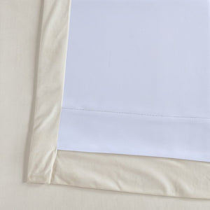 108" L Double-Wide Velvet Blackout Grommet Single Curtain Panel