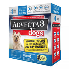 Load image into Gallery viewer, Advecta III Flea Drops for Small Dog - 4ct